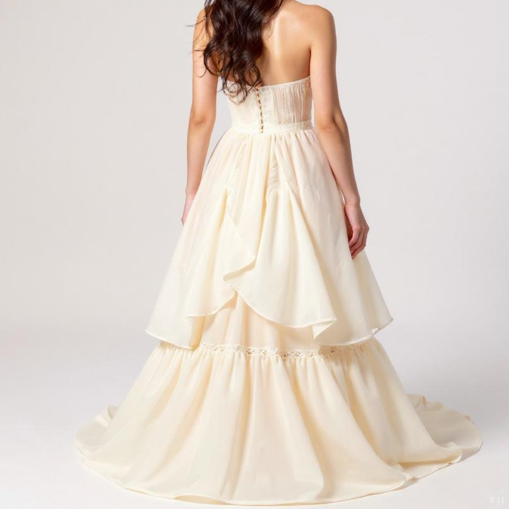 Layered Chiffon Summer Dress