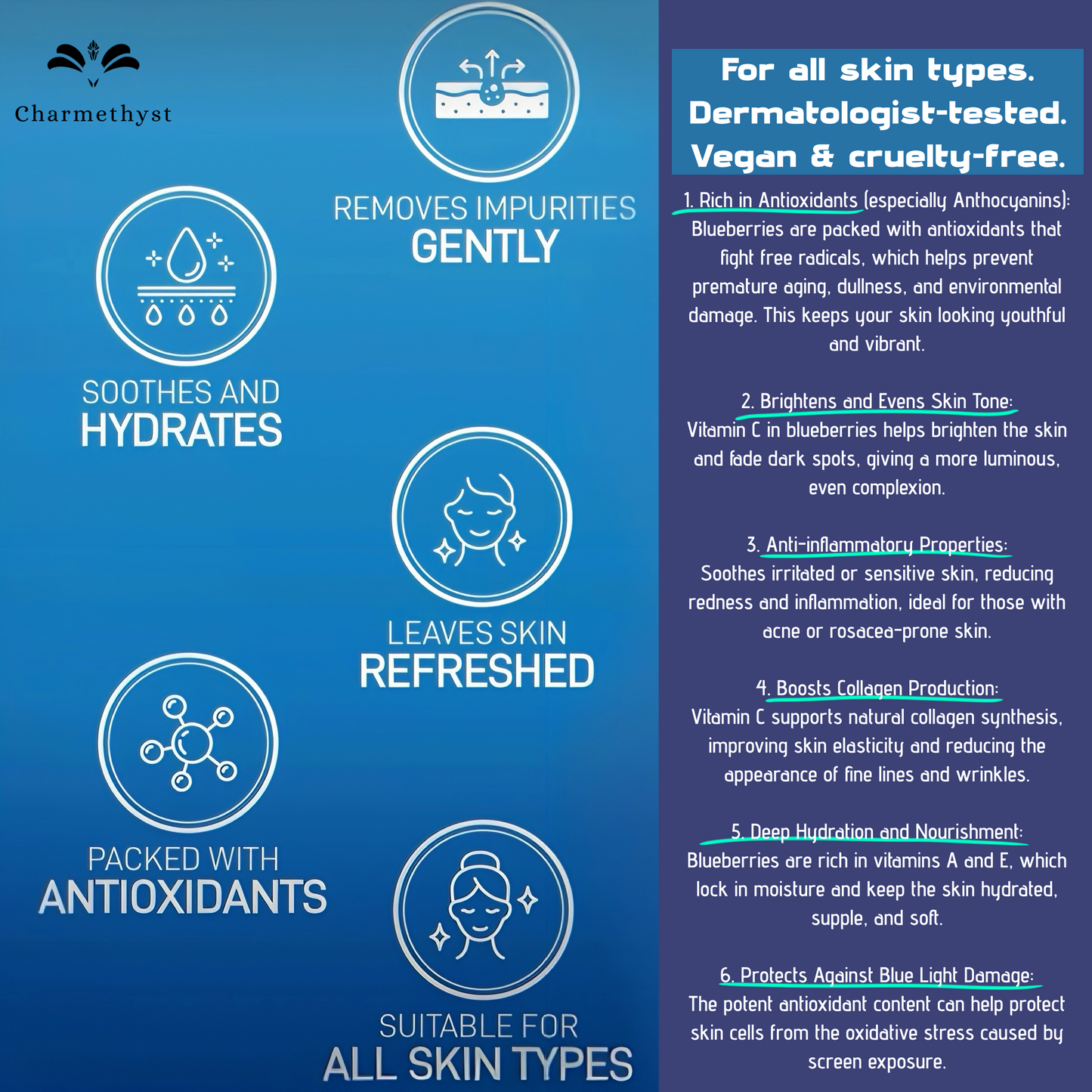 Charmethyst Sapphire Dew