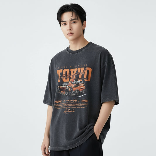 Tokyo Underground Oversized Graphic T-Shirt