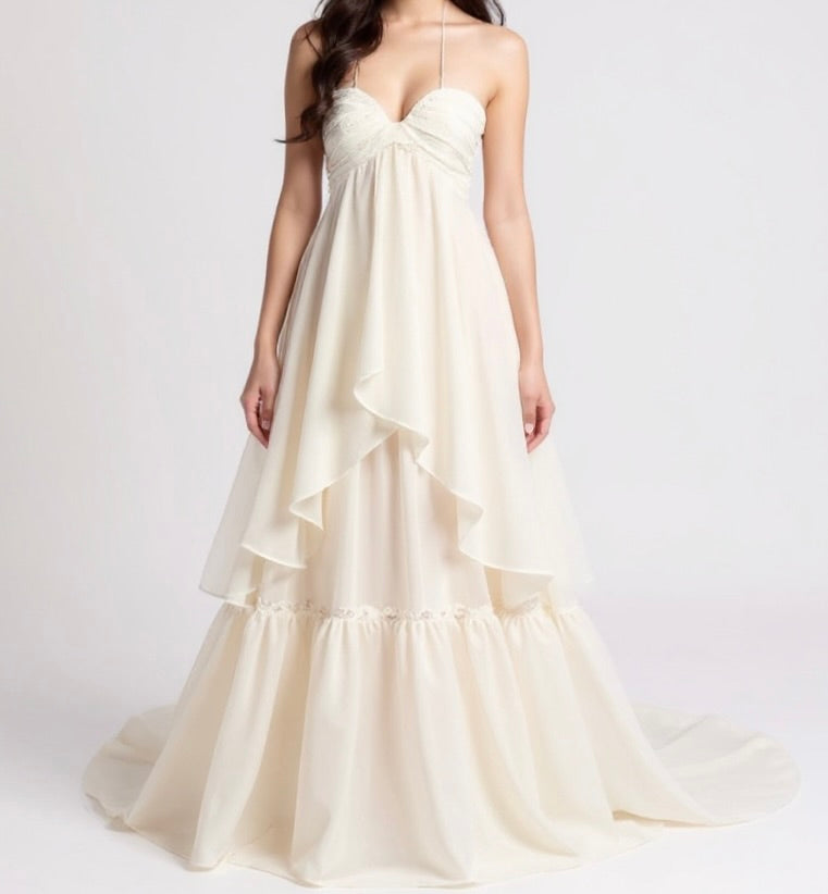 Layered Chiffon Summer Dress