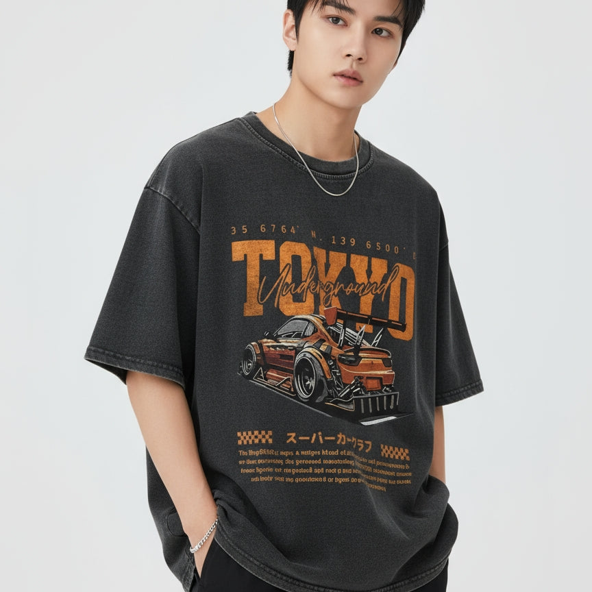 Tokyo Underground Oversized Graphic T-Shirt